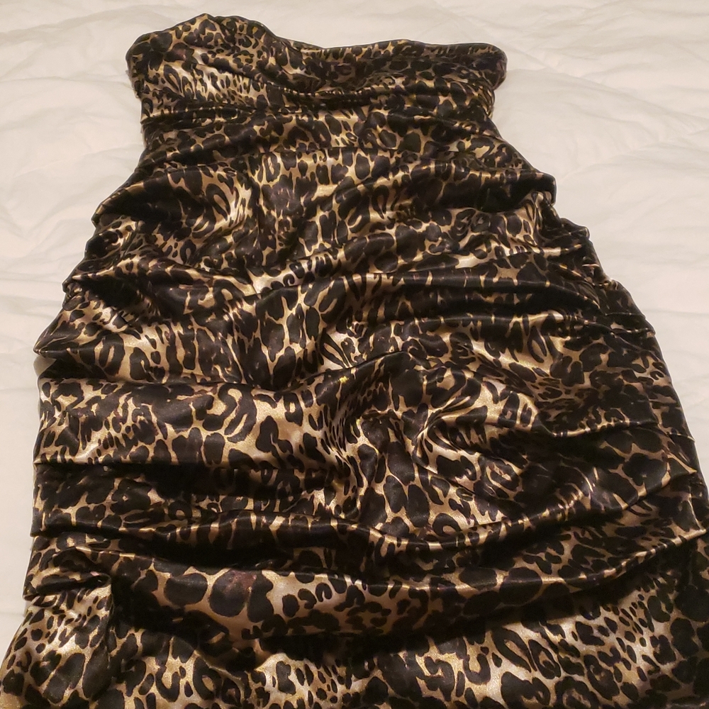 Leopard print dress